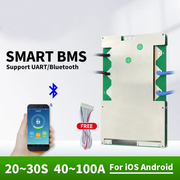 Smart BMS 30S 96V 100A Lithium Battery