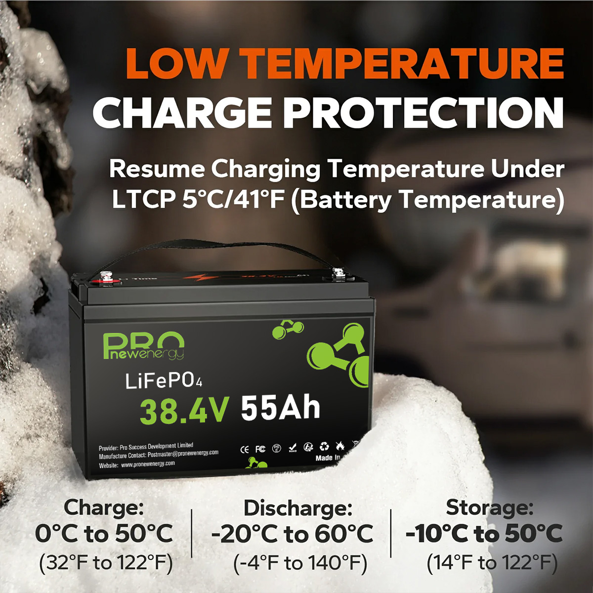 36v 55ah Rechargeable Lithium Battery