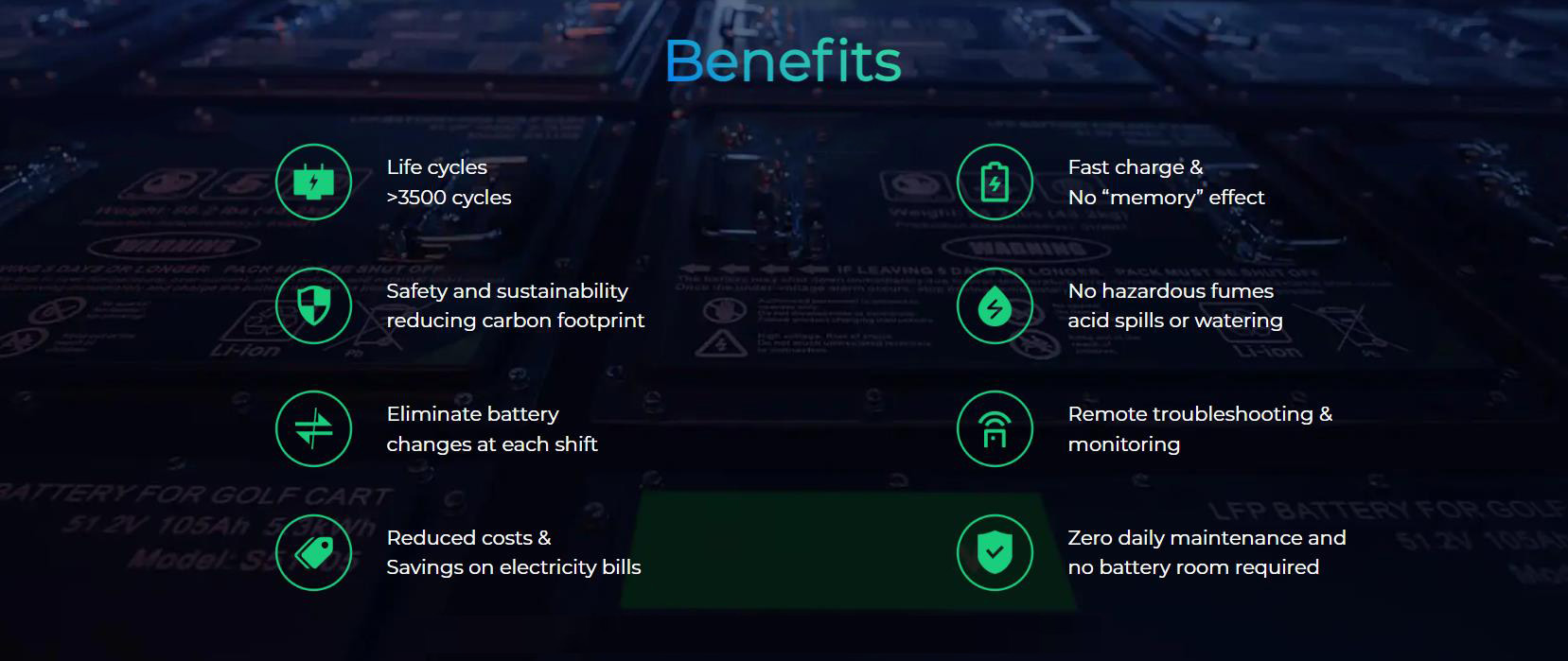 Forklift Lifepo4 Battery Benefits